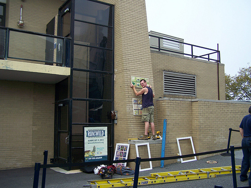 Aquarium installation with Patrick Dennis