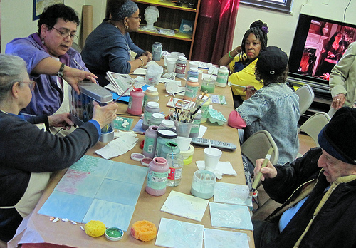 Glazing Process at Frederick Douglass Senior Center